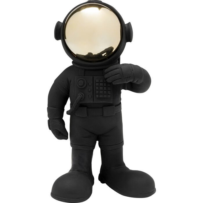 Welcome Astronaut Siyah Dekoratif Obje 27cm