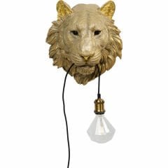 Animal Tiger Head Duvar Lambası 34cm