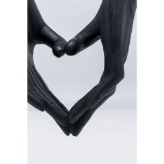 Elements Heart Hand Poliresin Dekoratif Obje