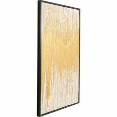 Abstract White Çerçeveli Resim 80x120cm