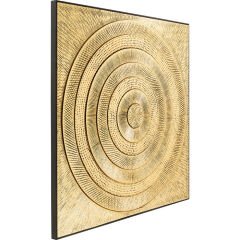 Art Circle Gold Object Resim 120x120cm
