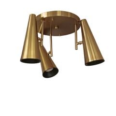 Selenora Üçlü Gold Plafonyer Avize