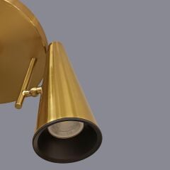 Selenora Üçlü Gold Plafonyer Avize