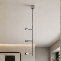 Axis Ayarlanabilir Okuma Başlıklı Gümüş LED Sarkıt