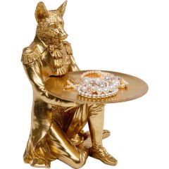 Sitting Waiter Fox Dekoratif Obje 36cm