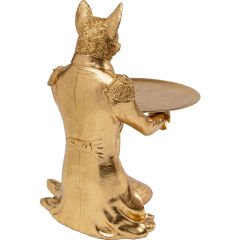 Sitting Waiter Fox Dekoratif Obje 36cm