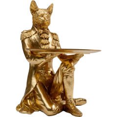 Sitting Waiter Fox Dekoratif Obje 36cm