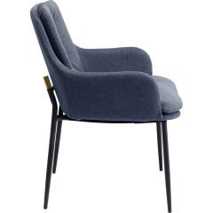 Thea Dark Grey Kolçaklı Sandalye