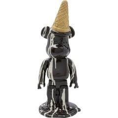 Gelato Bear Black Dekoratif Obje 40cm