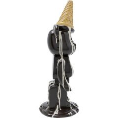 Gelato Bear Black Dekoratif Obje 40cm