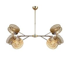 Beluna Lazer Kesim Gold Avize