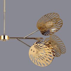 Beluna Lazer Kesim Gold Avize