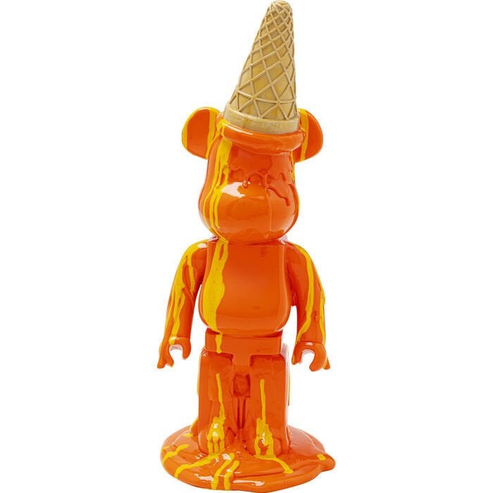 Gelato Bear Orange Dekoratif Obje 40cm