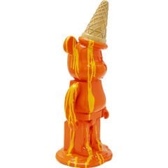 Gelato Bear Orange Dekoratif Obje 40cm