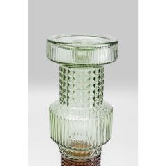 Marvelous Duo Yeşil Kahverengi Cam Mumluk