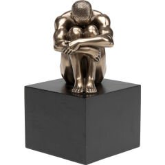 Nude Man Thinking Dekoratif Obje