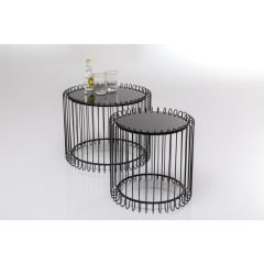 Coffee Table Wire Live 2'li Orta Sehpa Seti