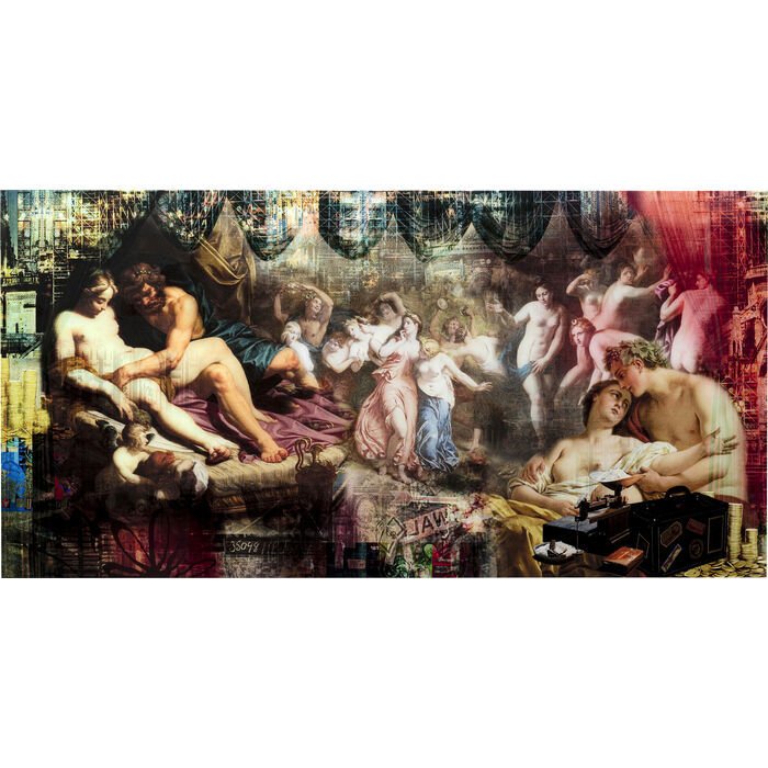 Rock n Roll Cam Tablo 180x90cm