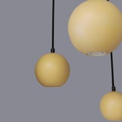 Avleo Glop Siyah Krem Sarkıt Avize