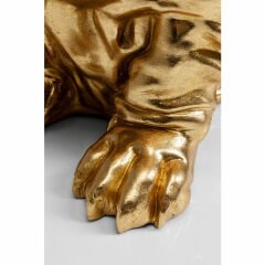 Coiffed Dog Gold Dekoratif Obje 52cm