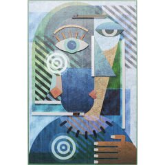 Geometric Woman Resim 100x150cm