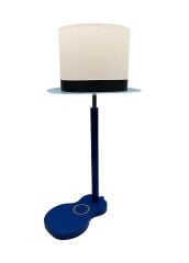 Gitar Tasarım Ahşap Abajur Lacivert