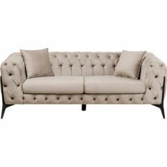 Sofa Bellissima 2-Seater Velvet Taupe Kanepe