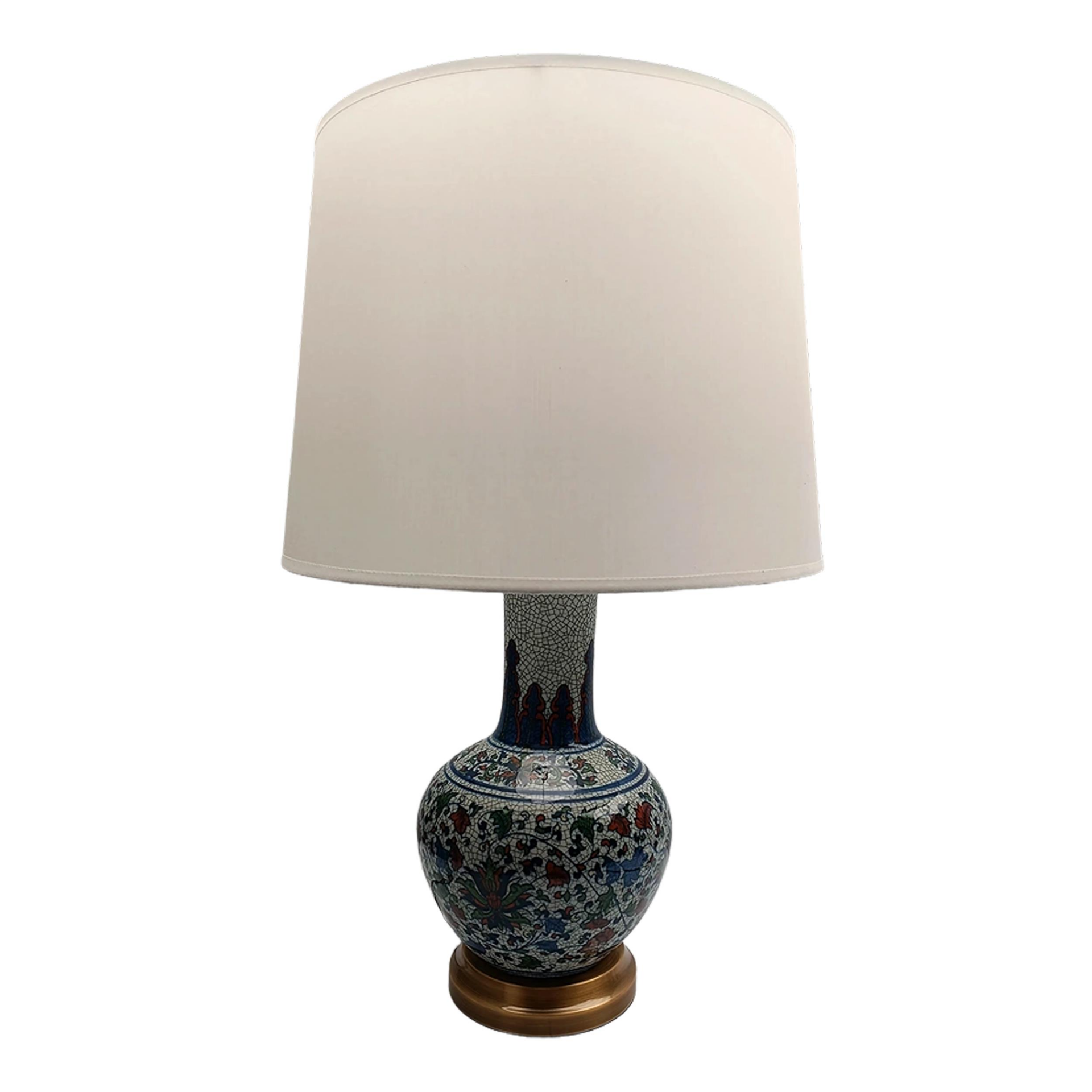 Geleneksel Motifli Polyester Abajur