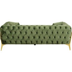 Sofa Bellissima 2-Seater Velvet Green Kanepe