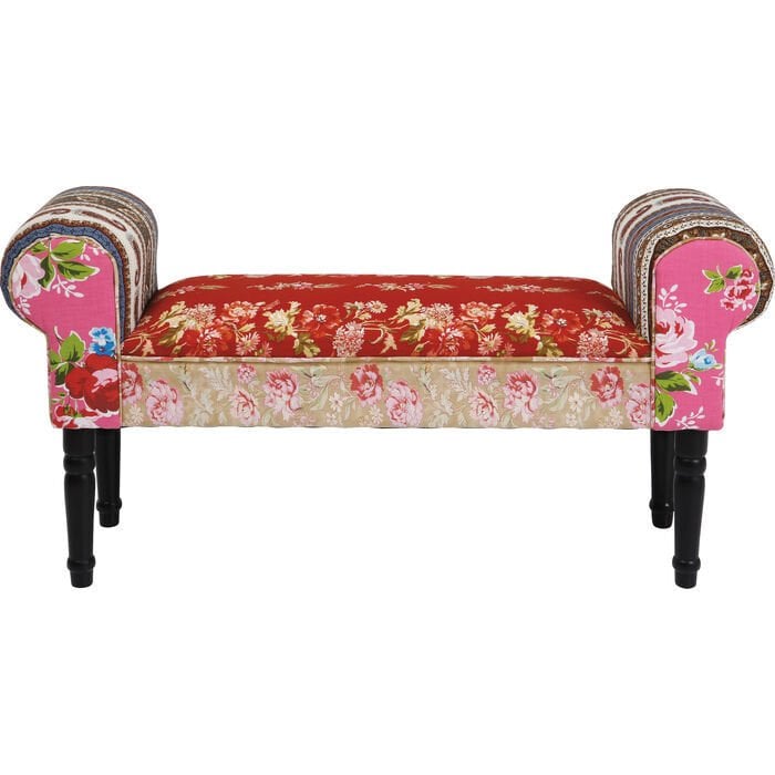 Wing Patchwork Kırmızı Bench