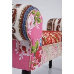 Wing Patchwork Kırmızı Bench