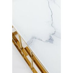 Rome Gold Çelik Orta Sehpa