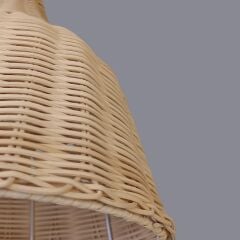 Vivo Krem Rattan Sarkıt Avize