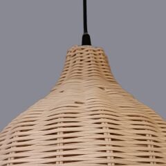 Vivo Krem Rattan Sarkıt Avize