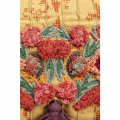 Textured Tassels Pamuklu Kırlent 50x35 cm