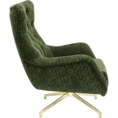Swivel Armchair Bellini Green Berjer