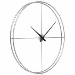 Simple Pure Silver Duvar Saati 95cm