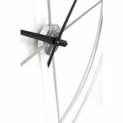 Simple Pure Silver Duvar Saati 95cm