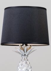 Ananas Abajur Gümüş / Siyah - 2057