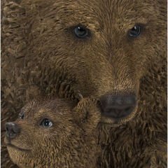 Cuddle Bear Family Dekoratif Obje