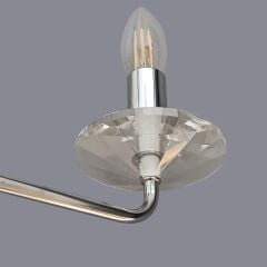 Nuvia Dokuz Kollu Krom Avize