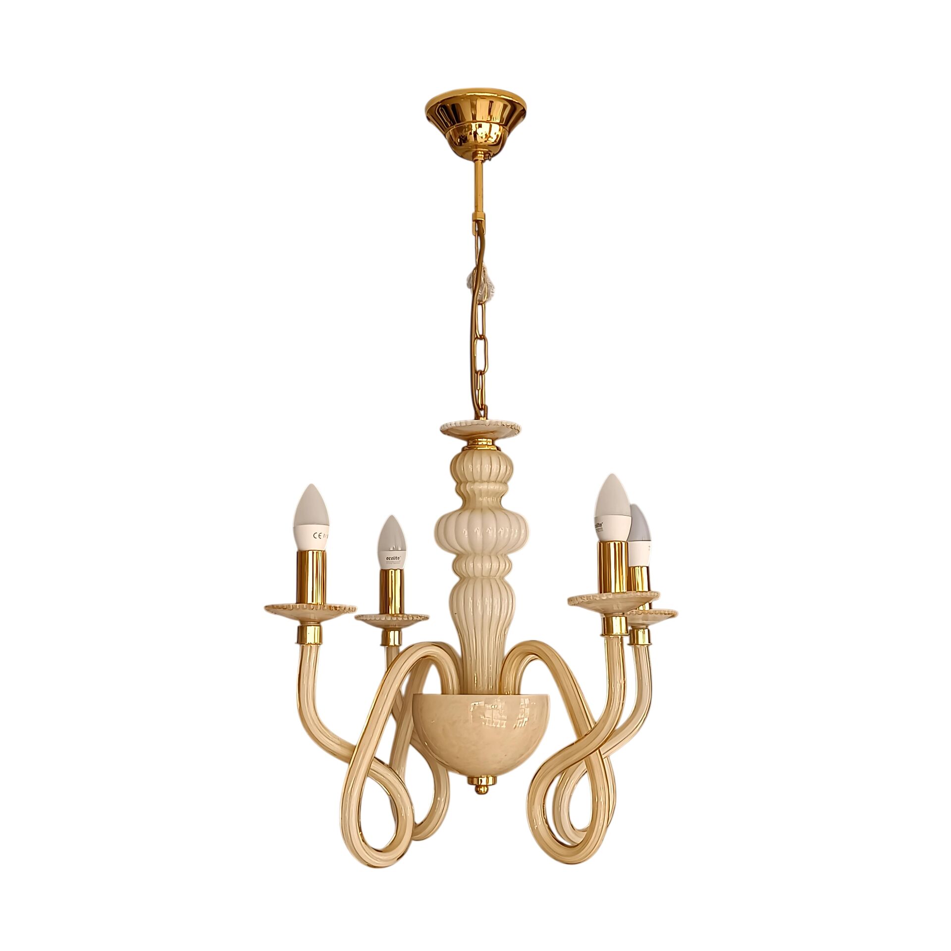 Vetra  Dört Kollu Cam Avize