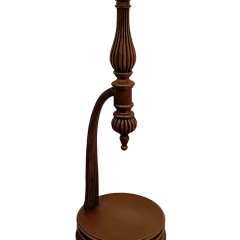 Ahşap Abajur Kahverengi Gövde