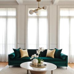 Lantra Üç Kollu Glop Gold Avize