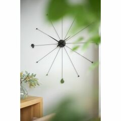 Like Umbrella Siyah Duvar Saati