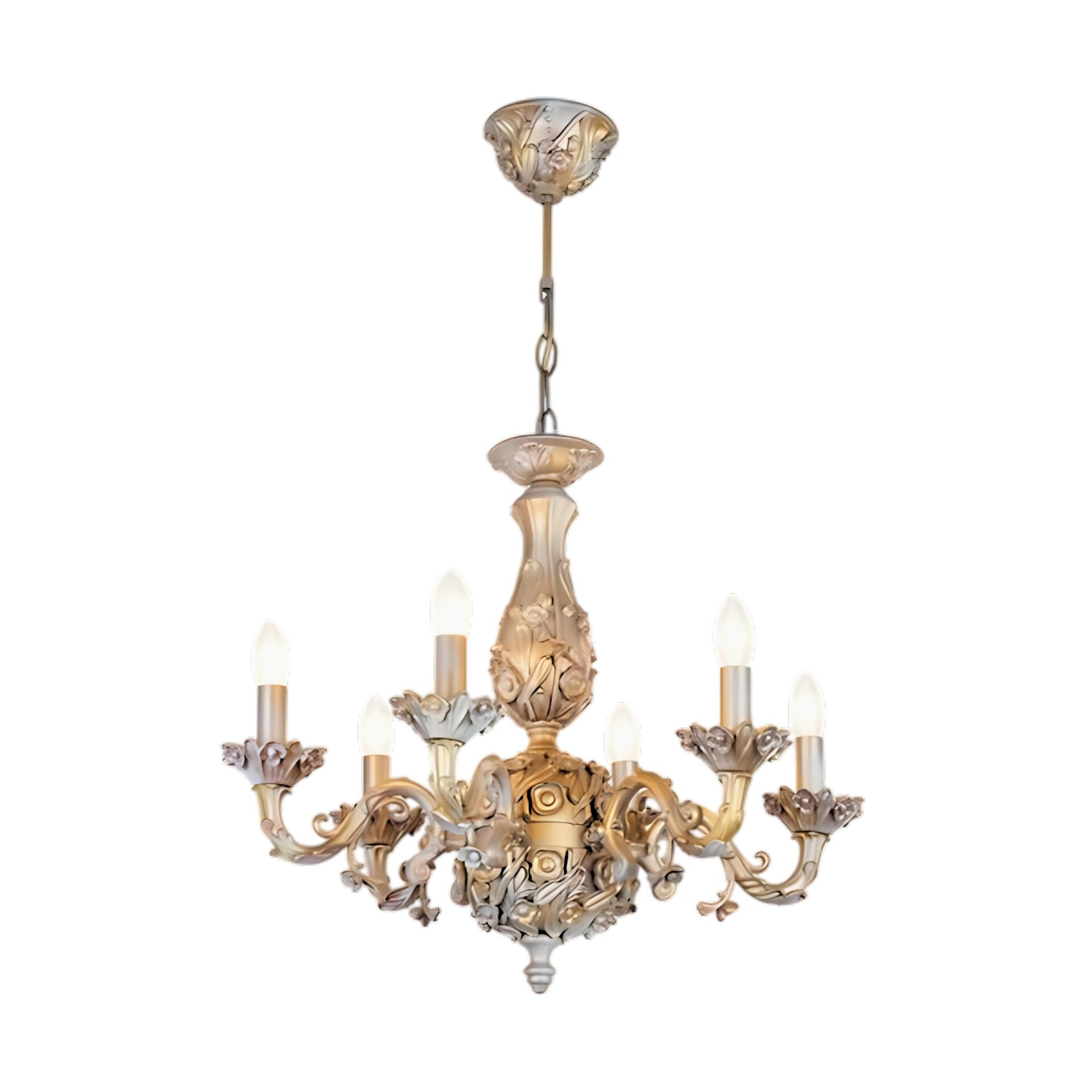 Brighto Altı Kollu Polyseter Avize