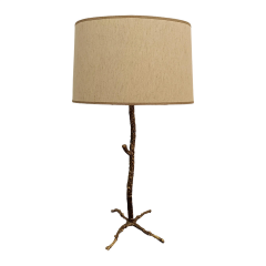 Polyester Abajur Ağaç Dalı Motifli