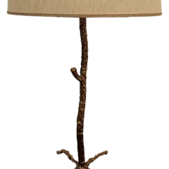 Polyester Abajur Ağaç Dalı Motifli