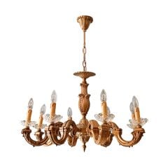 Calvo 8 Kollu Eskitme Gold Avize