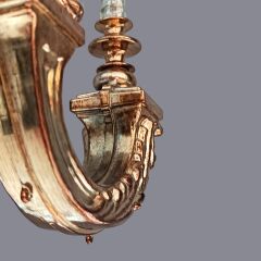 Noor 6 Kollu Eskitme Gold Avize